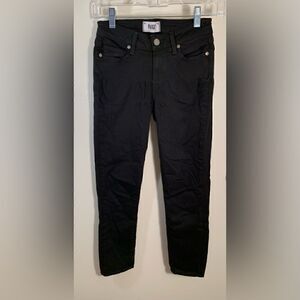Paige EUC black stretch skinny jeans Size 25